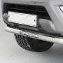 Close-up view of the LED Light Bar on the Stainless Steel Spoiler Bar