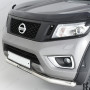 Stainless Steel Spoiler Bar with LED Light Bar fitted on the Navara NP300 