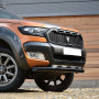 Close-up view of Wildtrak Grey Mesh Grille