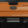 Ford Ranger fitted with an LED number plate light bar