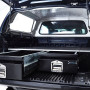 drawer system and gullwing canopy fitted to a Ranger