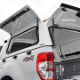 twin side access doors gullwing canopy fitted to Ford Ranger