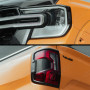 Ford Ranger 2023- Headlight Covers and Tail Light Covers in Gloss or Matt Black