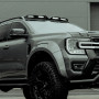 2023 Ford Ranger fitted with Lazer Lamps LED Roof Lights in Primer Finish