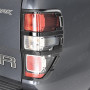 Ford Ranger 2012- Gloss Black Rear Light Covers