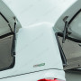 Frozen White Hardtop Canopy for 2023+ Ford Ranger Single Cab