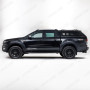 Ford Ranger Double Cab Wide Wheel Arches in Matte Black