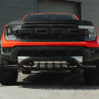Black powder coated stainless steel spoiler bar for 2023 Ford Ranger Raptor