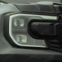 Black Headlight Covers Set for Next-Gen 2023 Ford Ranger
