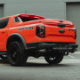Red 2023 Ford Raptor fitted with an Alpha SC-Z Lift-Up Cover