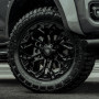 20" Wide Off-Set Alloys in Black for D-Max