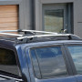 Silver Cross Bars for Roof Rails fitted on the VW Amarok 2011-2020