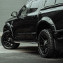 Black Wheel Arches with Black Rivets for 2023+ Ford Ranger