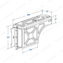 Dimensions of the tool box