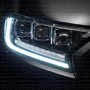 Ford Ranger Predator Tri-Projector LED Headlights with sweeping white – blue – white DRL function