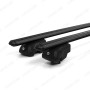 Lockable Cross Bars For Suzuki Vitara 2015 on Roof Rails in Black