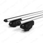 BMW 5 Series Touring Estate Silver Cross Bars for Roof Rails