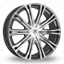 20x8.5 VW Touareg Wolf Ve Silver Alloy Wheel 