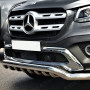 Mercedes X-Class Spoiler Bar With Axle Bars In Stainless Steel
