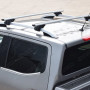 Mercedes X-Class Cross Bars for Roof Rails in Silver