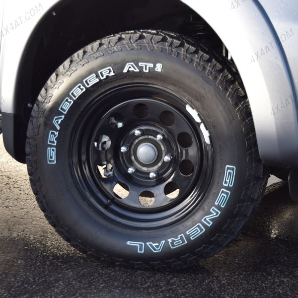 17X8 Black Modular Steel Rim For Nissan Navara D40