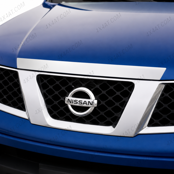 Nissan Navara D40 2005-2010 Chrome Bonnet Trim