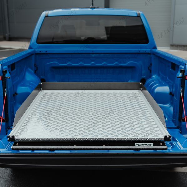 VW Amarok 2023 Onwards Chequer-Plate Deck Heavy-Duty Bed Slide