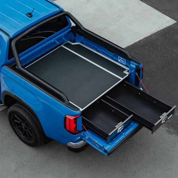 2023 Onwards VW Amarok ProTop Drawers with Rhino Deck Floor