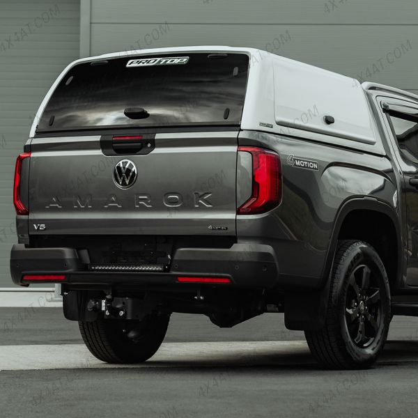2023 VW Amarok ProTop Gullwing Canopy with Glass Rear Door in White