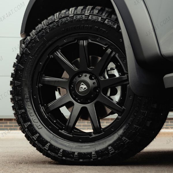 Ford Ranger 2019-2022 Aftermarket 18 Inch Predator Alloys in Black