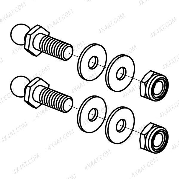 Mountain Top Ball End for Struts