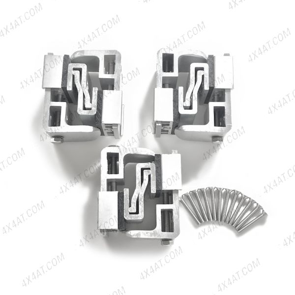 Ford Ranger 2023- Alpha Hardtop Clamps Set (6 Pieces) for GSE / CMX and Type-E Air