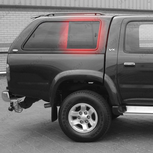 Alpha GTX O/S Front Side Window Glass for Toyota Hilux