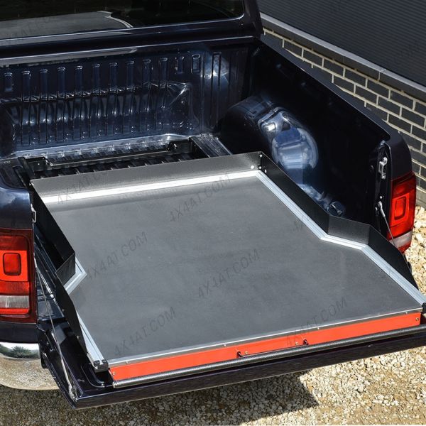 Sliding Rhino Deck Anti-Slip Bed fitted to the VW Amarok 10-20