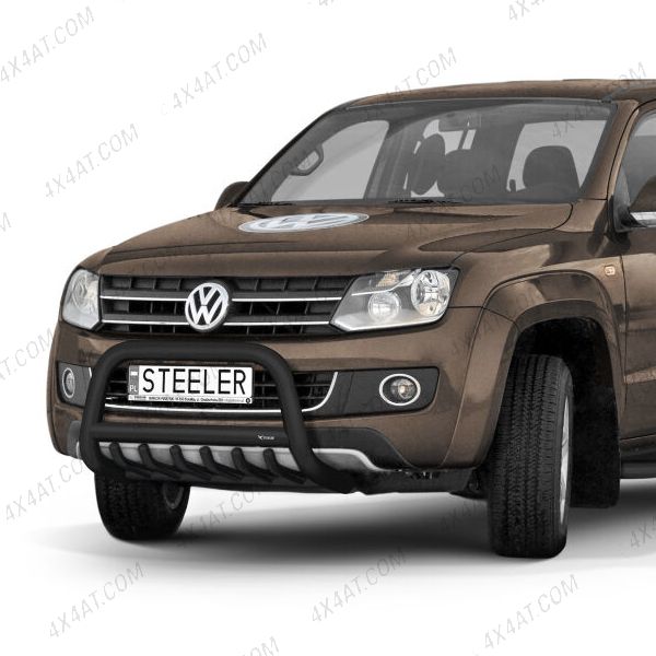 VW Amarok 2010-2016 70mm Black A-Bar with Axle Bars