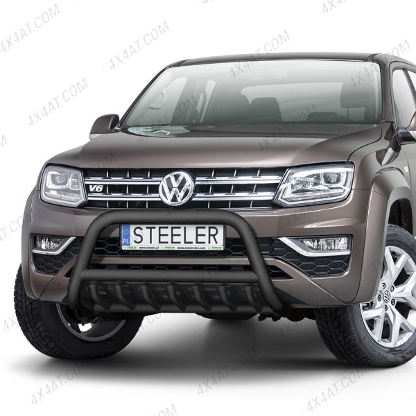 Close-up view of the VW Amarok 2017-2020 Front A-Bar with Axle Bars