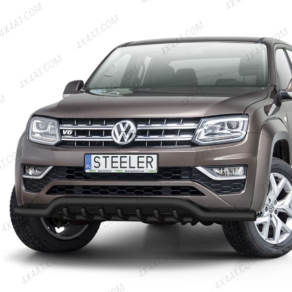 VW Amarok 2017-2020 Black Spoiler Bar with Axle Bars