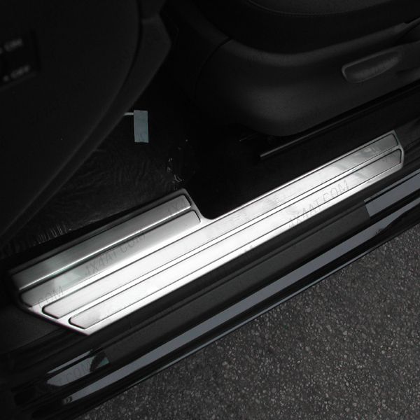 VW Amarok 2010-2020 Brushed Stainless Steel Door Sill Protection