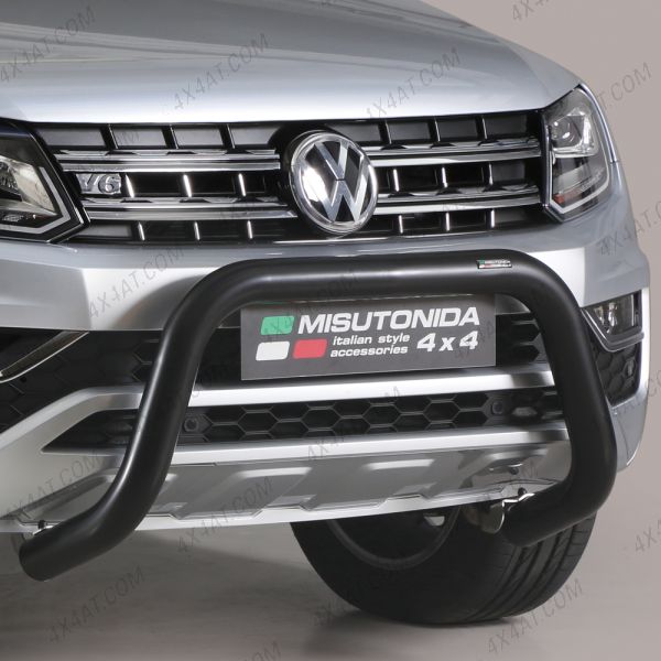 VW Amarok 2010-2020 76mm Black Bull Bar