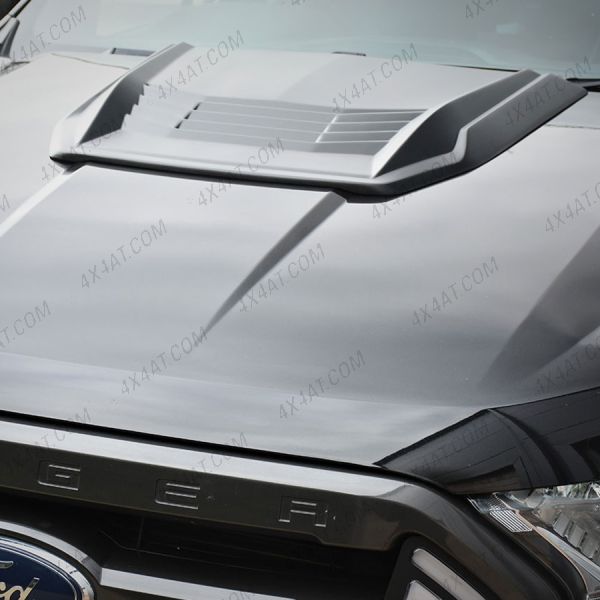 Ford Ranger Bonnet Hood Scoop - Matt Black