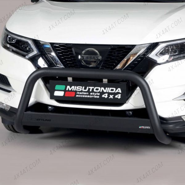 Nissan Qashqai 2014-2017 63mm Black A-Frame Bull Bar