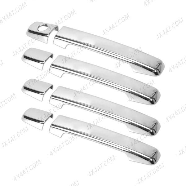 Nissan Navara D40 Door Handle Covers in Chrome