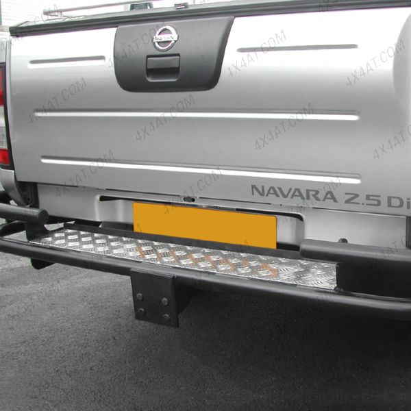 Navara D22 & 23 King Cab Stainless Steel Wrap Rear Towing Capable Bar