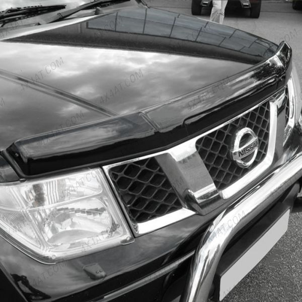 Nissan Navara D40 2005-2010 / Pathfinder Dark Smoke Bonnet Guard