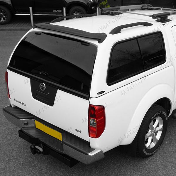 Carryboy Leisure Hardtop with windowed sides on Navara D40