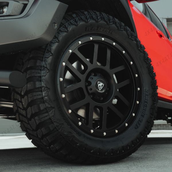 2023 Ford Raptor Predator Dakar Alloys in Satin Black