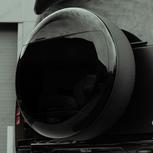 Land Rover Defender 2020- Spare Wheel Cover in Gloss Black 