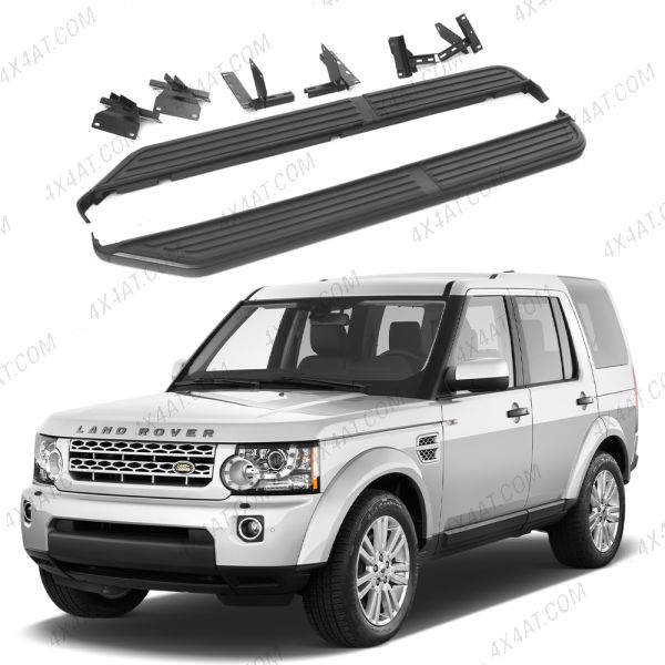 Land Rover Discovery 2005-2016 Black Side Steps