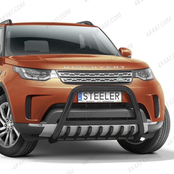 Land Rover Discovery 2017- 70mm Stainless Steel Front A-Bar with Axle Bars