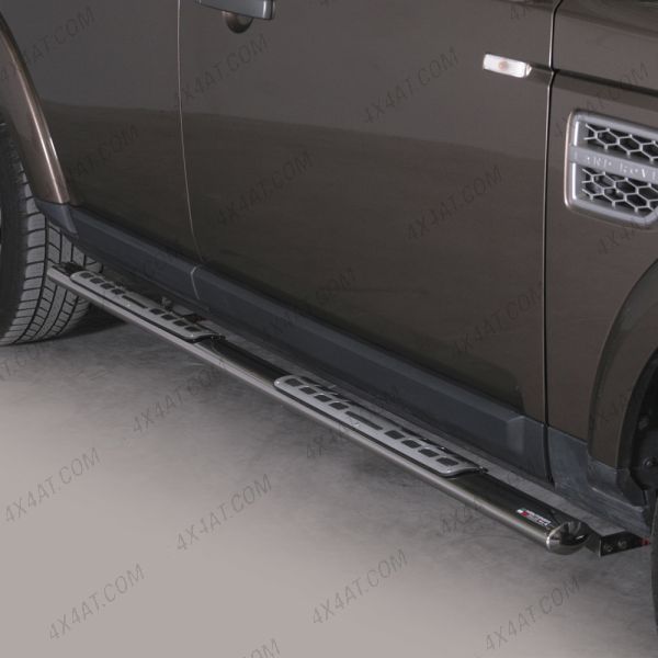 Land Rover Discovery L319 2009-2016 Stainless Steel Side Bars with Steps